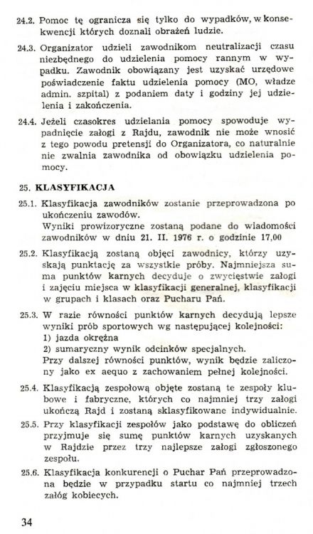 Rajd Stomil - 1976r